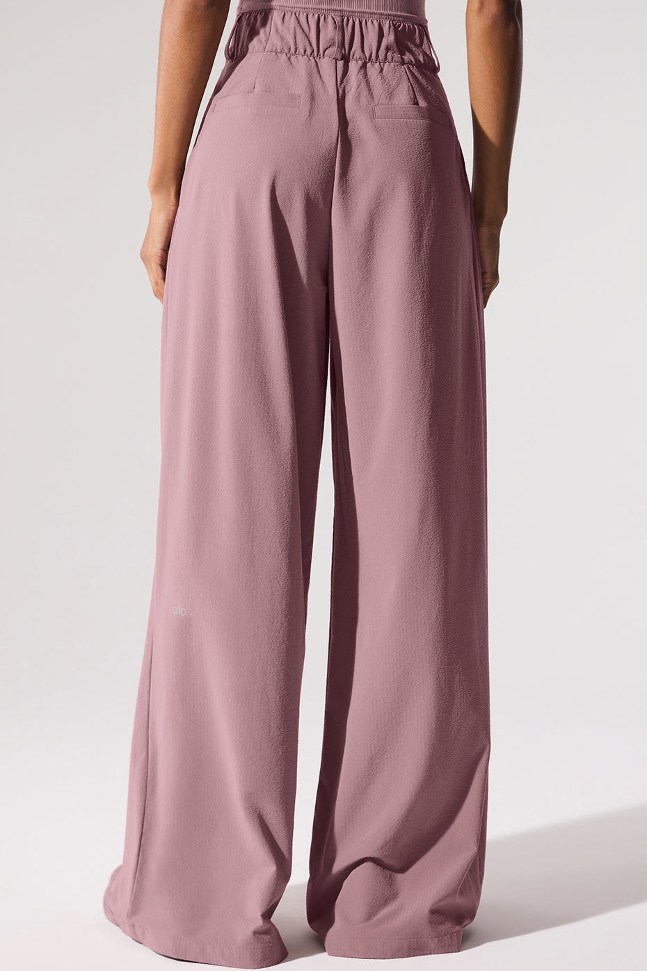 High Rise Dreamscape Trouser (Long) — Smoky Quartz