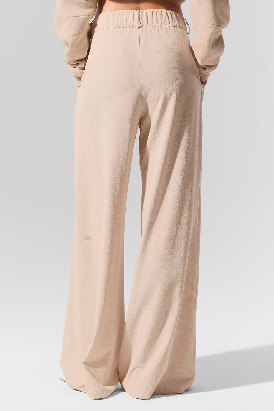 High Rise Dreamscape Trouser (Long) — Macadamia