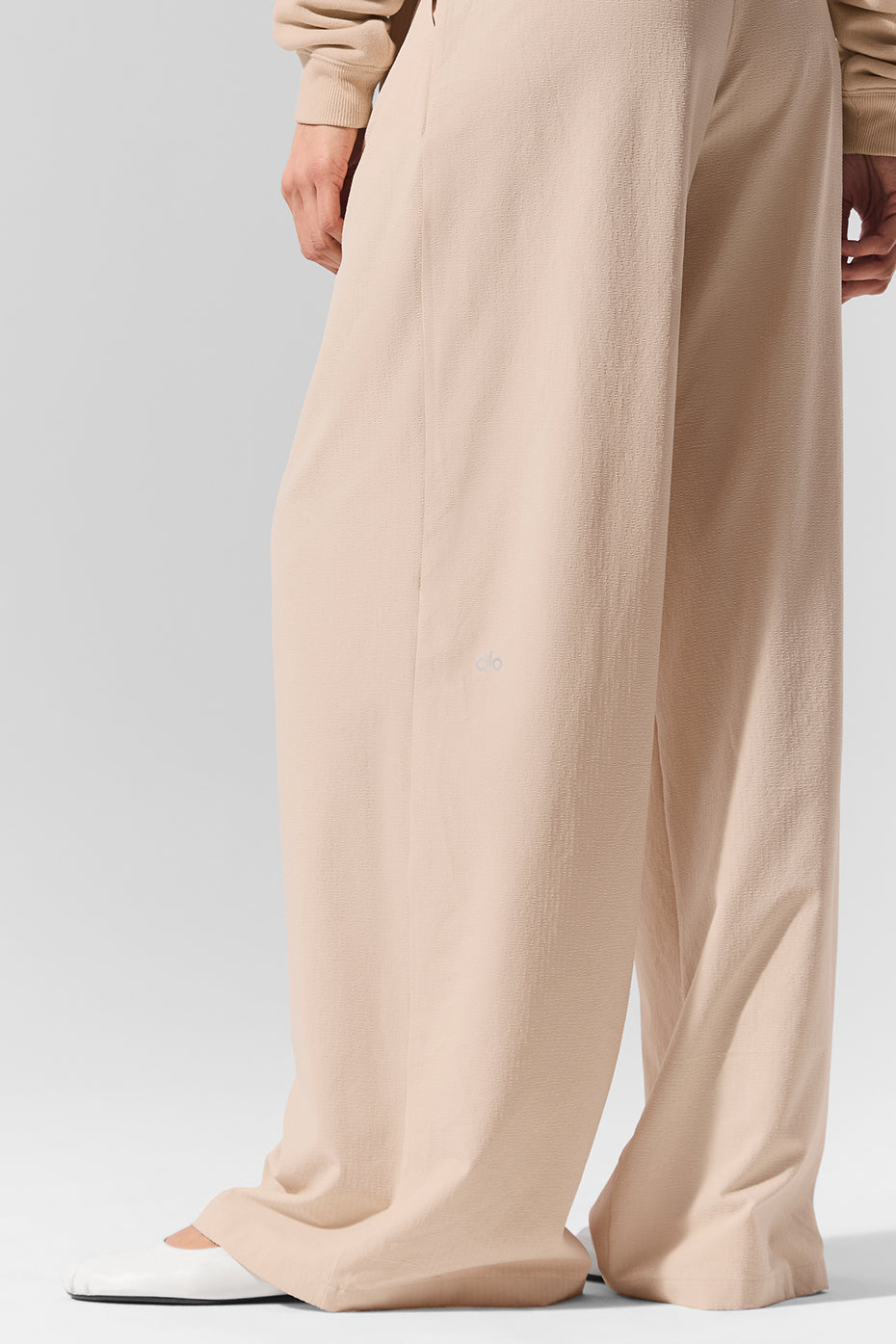 High Rise Dreamscape Trouser (Long) — Macadamia