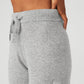 Cashmere High Rise Jet Set Wide Leg Pant — Dove Grey Heather