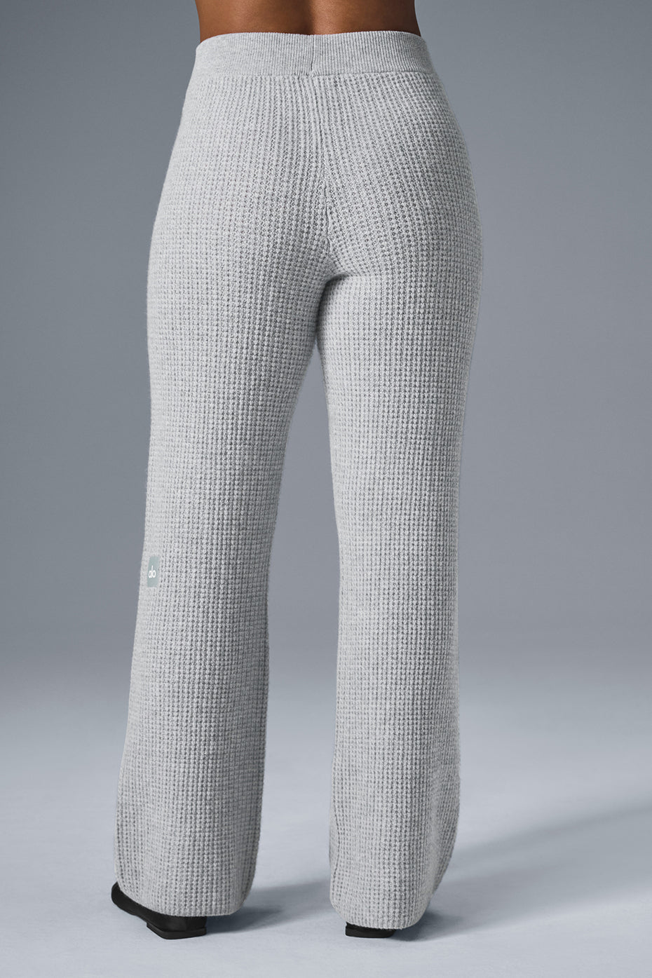 Cashmere High Rise Plush Waffle Pant — Athletic Heather Grey