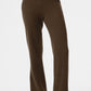 Cashmere High Rise Plush Waffle Pant — Espresso