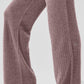 Cashmere High Rise Plush Waffle Pant — Mushroom Heather