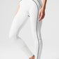 Airbrush High Rise Heart Throb Leggings — White/Black