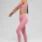 Airbrush High Rise Heart Throb Leggings — Pink Wild Rose/White