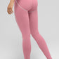 Airbrush High Rise Heart Throb Leggings — Pink Wild Rose/White