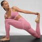 Airbrush High Rise Heart Throb Leggings — Pink Wild Rose/White