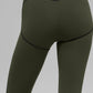Airbrush High Rise Heart Throb Leggings — Green Olive/Black
