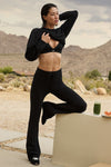 Sway Bootcut Joggers — Black