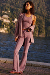 Sway Bootcut Joggers — Smoky Quartz