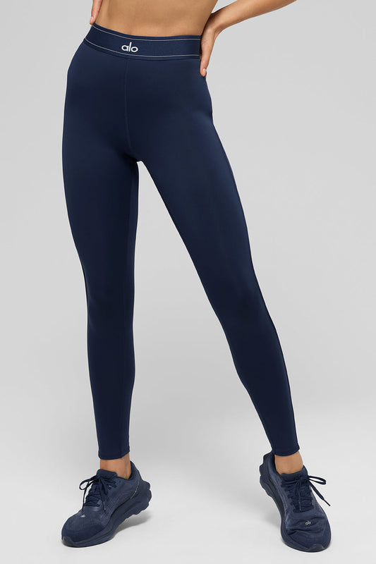 Airlift High Rise Suit Up Leggings — Navy/Navy