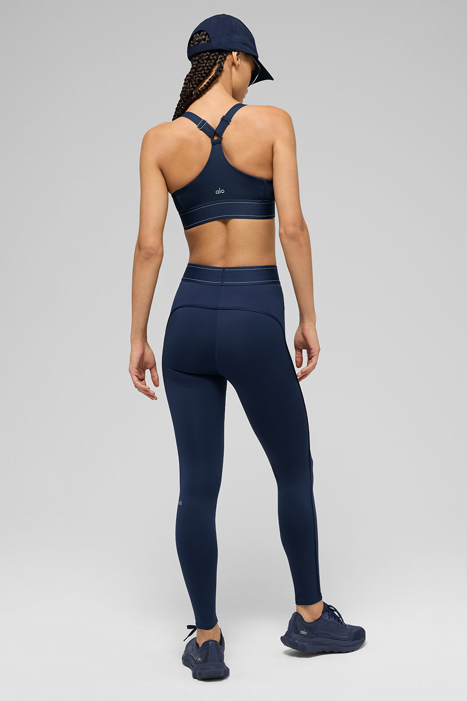 Airlift High Rise Suit Up Leggings — Navy/Navy