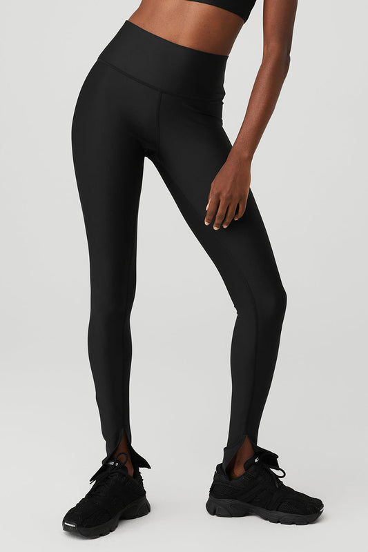 Airlift High Rise Elongated Leggings — Black