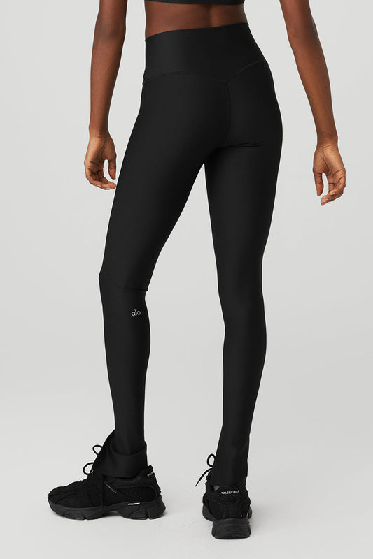 Airlift High Rise Elongated Leggings — Black