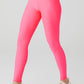 High Rise Airlift Leggings — Fluorescent Pink Coral