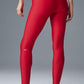 High Rise Airlift Leggings — Bold Red