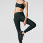 High Rise Airlift Leggings — Charcoal Green