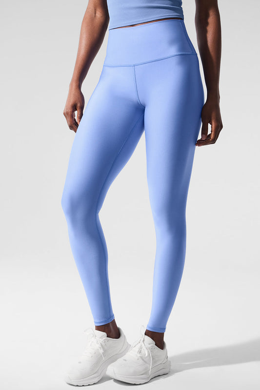 High Rise Airlift Leggings — Crystal Clear Blue