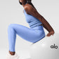High Rise Airlift Leggings — Crystal Clear Blue