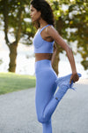 High Rise Airlift Leggings — Crystal Clear Blue