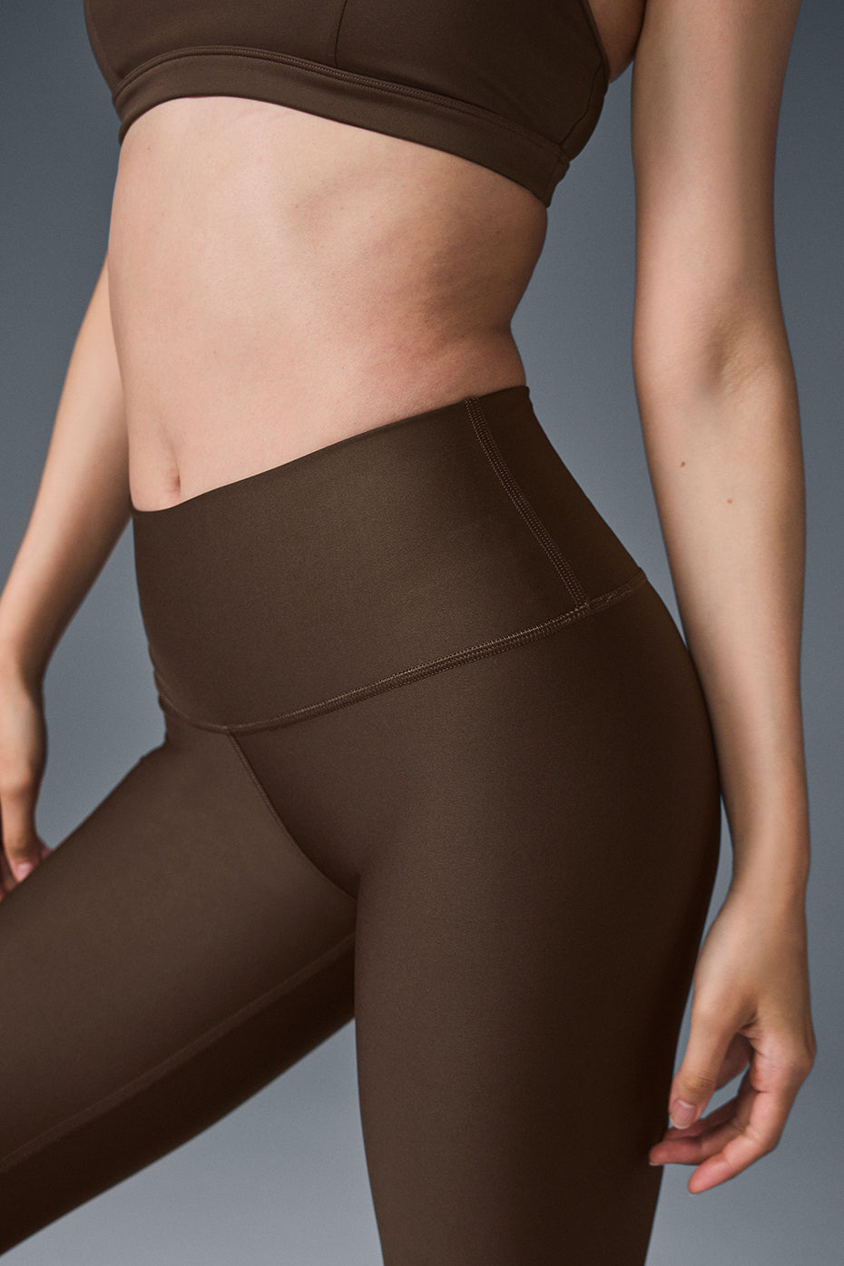 High Rise Airlift Leggings — Espresso