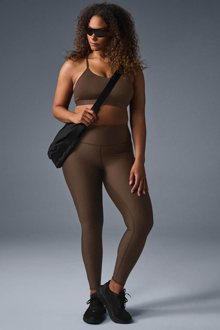 High Rise Airlift Leggings — Espresso