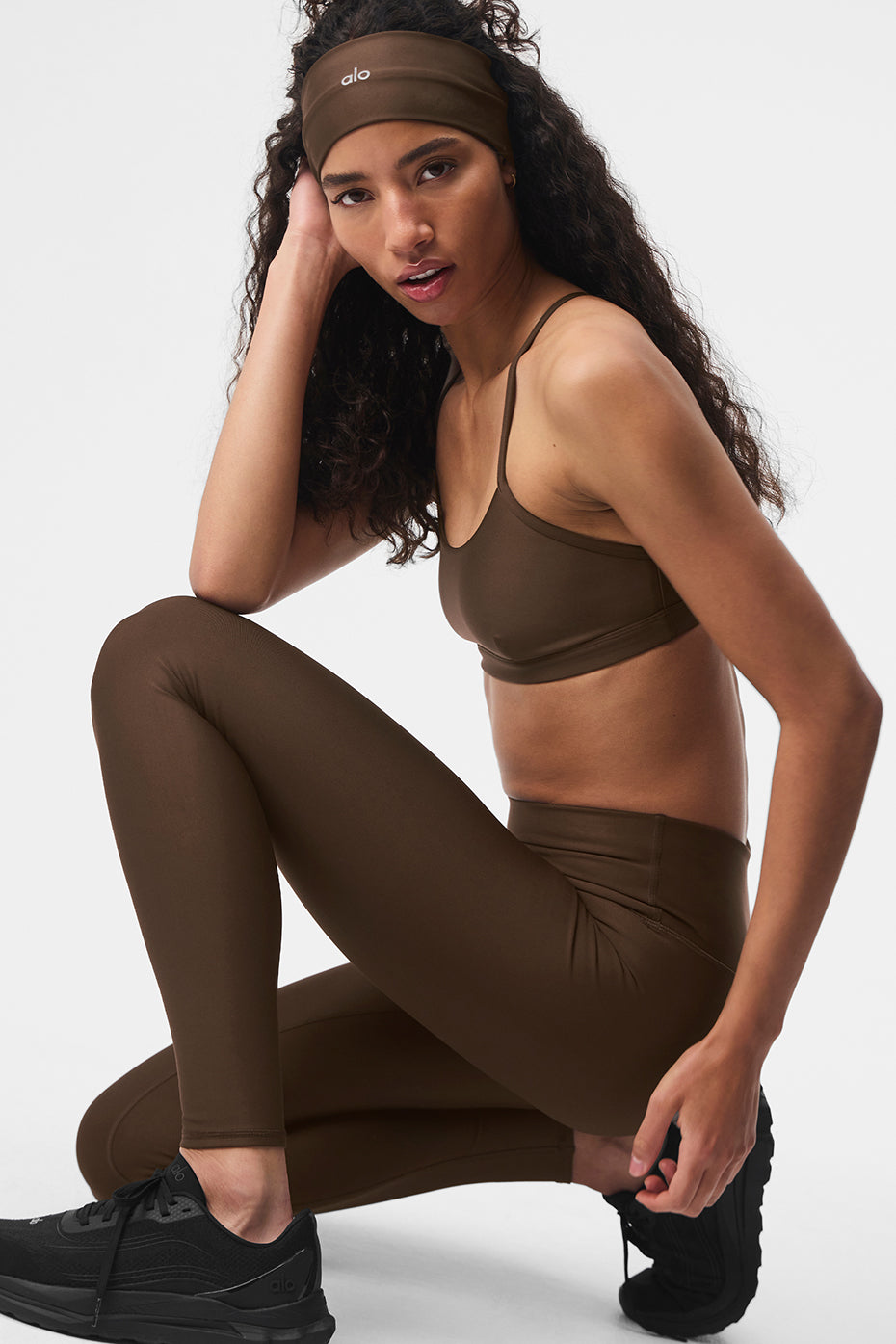 7/8 High Rise Airlift Leggings — Espresso