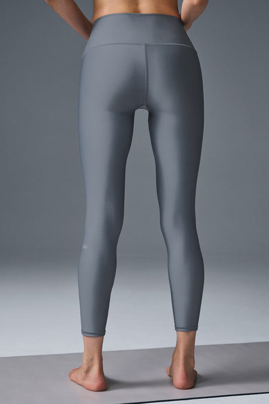 7/8 High Rise Airlift Leggings — Steel Grey