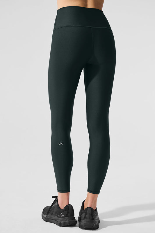 7/8 High Rise Airlift Leggings — Charcoal Green