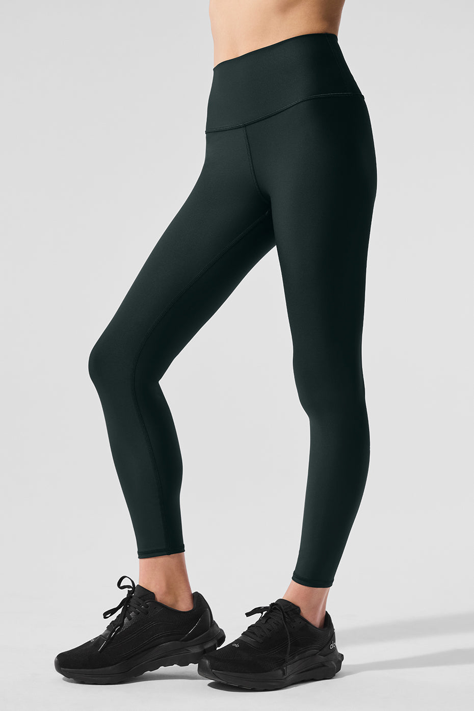 7/8 High Rise Airlift Leggings — Charcoal Green