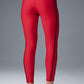 Airlift High Rise 7/8 Line Up Leggings — Bold Red