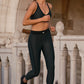 Airlift High Rise 7/8 Line Up Leggings — Charcoal Green