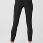 High Rise 7/8 Run It Back Leggings — Black