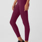 High Rise 7/8 Run It Back Leggings — Wild Berry