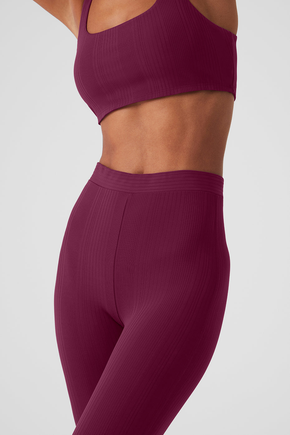 High Rise 7/8 Run It Back Leggings — Wild Berry