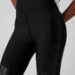 Airlift Winter Warm High Rise Supermoto Leggings — Black