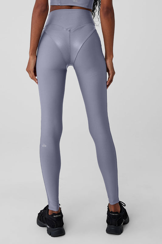 Airlift Winter Warm High Rise Supermoto Leggings — Fog