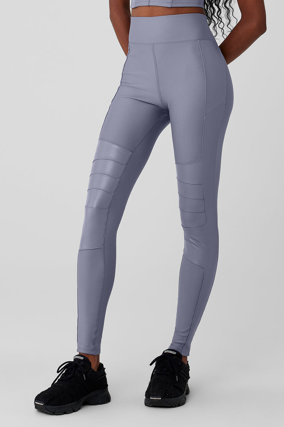 Airlift Winter Warm High Rise Supermoto Leggings — Fog