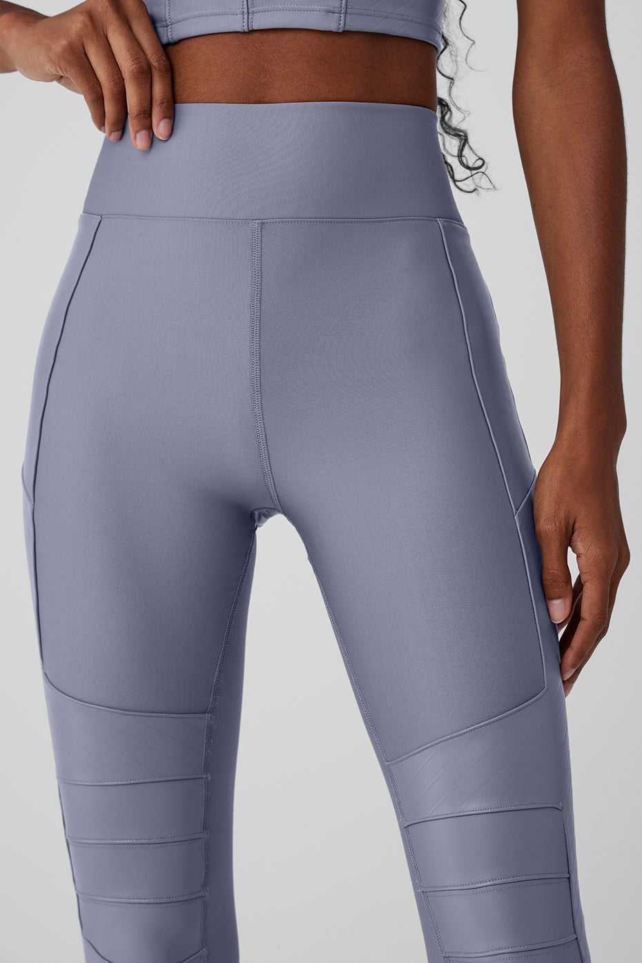 Airlift Winter Warm High Rise Supermoto Leggings — Fog