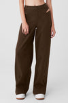 High Rise Risk Taker Trouser — Espresso