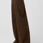 High Rise Risk Taker Trouser — Espresso