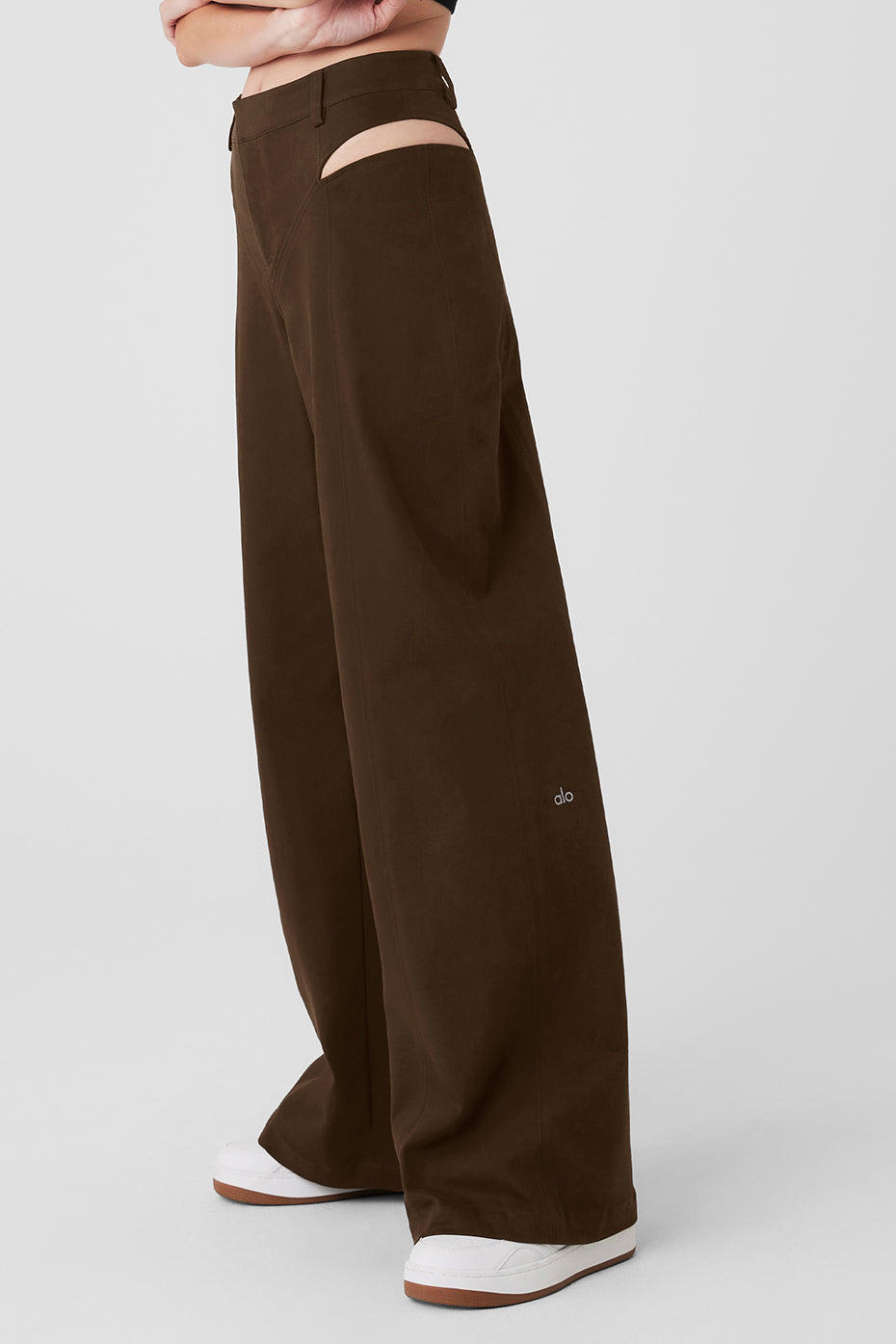 High Rise Risk Taker Trouser — Espresso