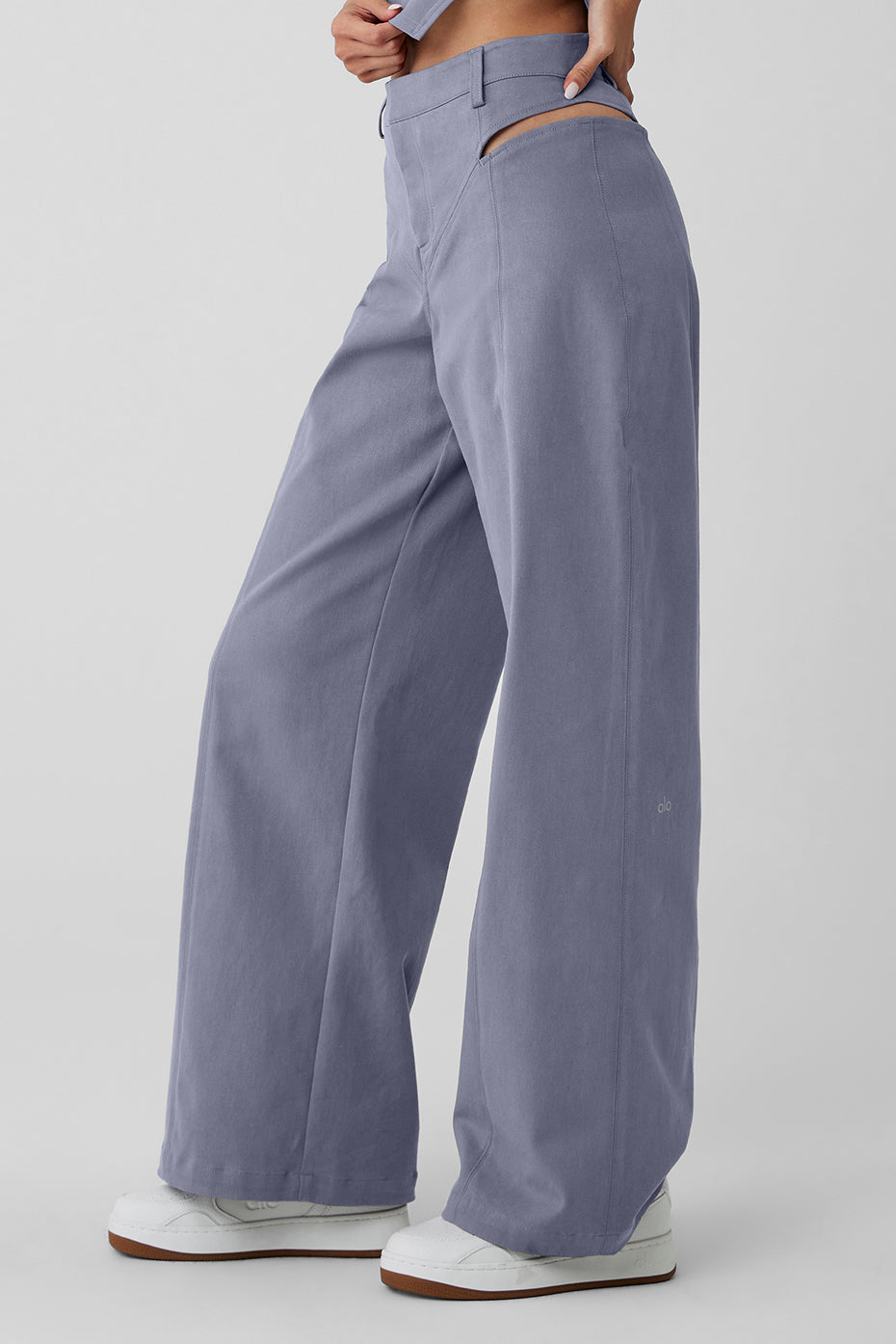 High Rise Risk Taker Trouser — Fog