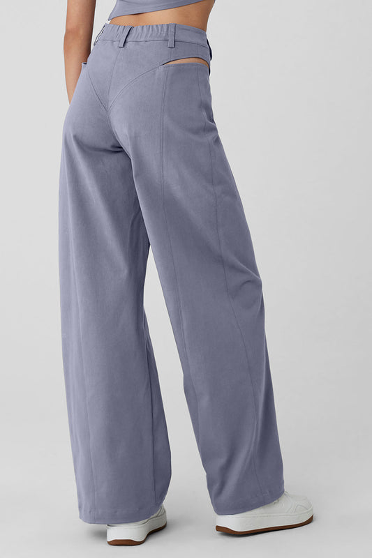 High Rise Risk Taker Trouser — Fog