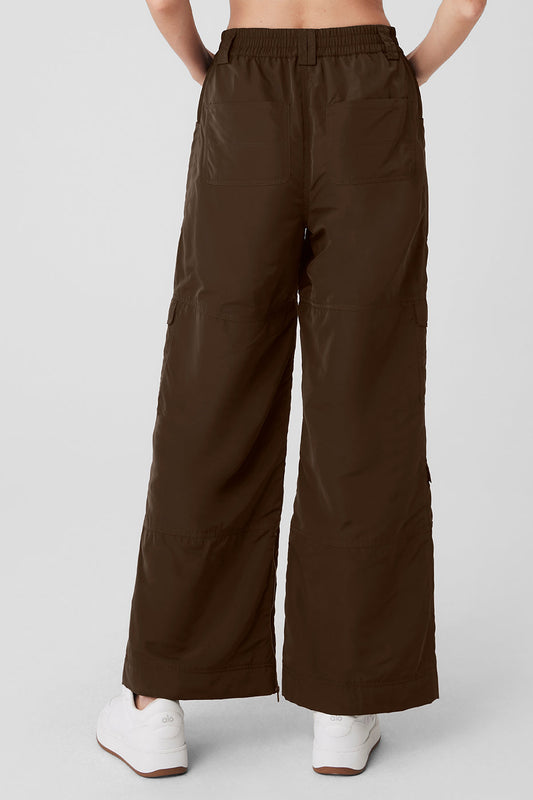 High Rise Ski — Moto Puffer Pant — Espresso