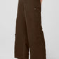High Rise Ski — Moto Puffer Pant — Espresso