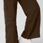 High Rise Ski — Moto Puffer Pant — Espresso