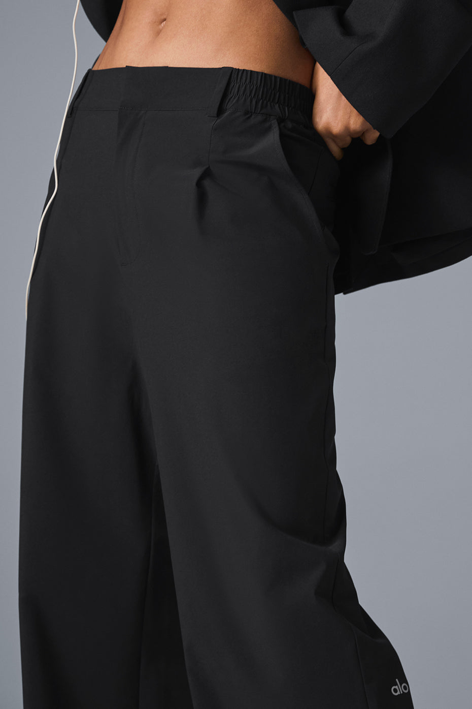High Rise Pursuit Trouser (Long) — Black