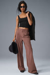 High Rise Pursuit Trouser (Long) — Chestnut