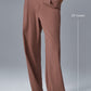 High Rise Pursuit Trouser (Long) — Chestnut